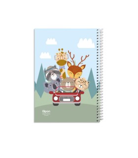 دفتر نقاشی فانتزی 60 برگ سیمی الیپون - کد 2551324