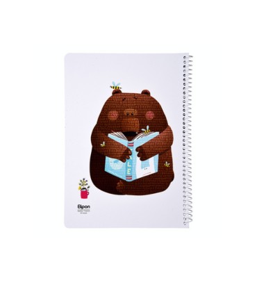 دفتر نقاشی فانتزی 60 برگ سیمی الیپون - کد 2551581