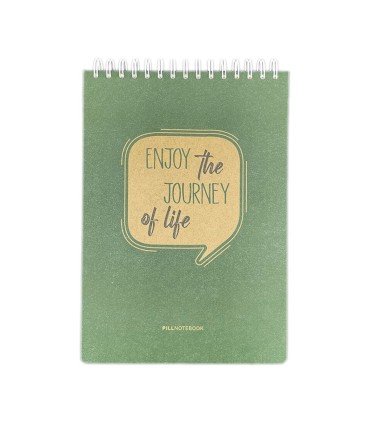 دفتر یادداشت پیل سایز A4 مدل گیومه طرح Enjoy