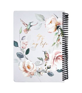 دفتر کلاسیک پریمیوم 100 برگ جلد سخت دات نوت - طرح 1