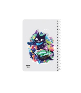 دفتر 100 برگ وزیری سیمی فانتزی الیپون - کد 2393237