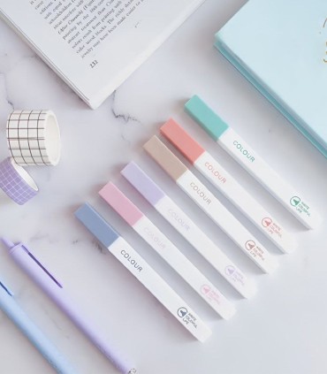 ماژیک هایلایتر پاستلی ZUIXUA پک 6 عددی کد F0650