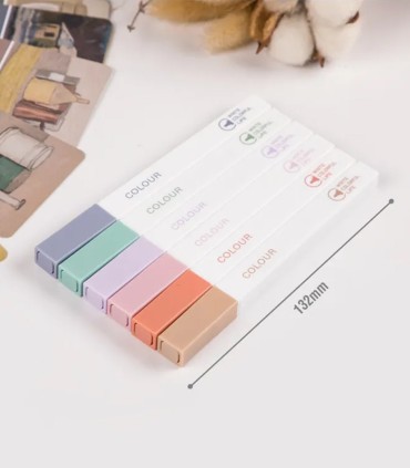 ماژیک هایلایتر پاستلی ZUIXUA پک 6 عددی کد F0650