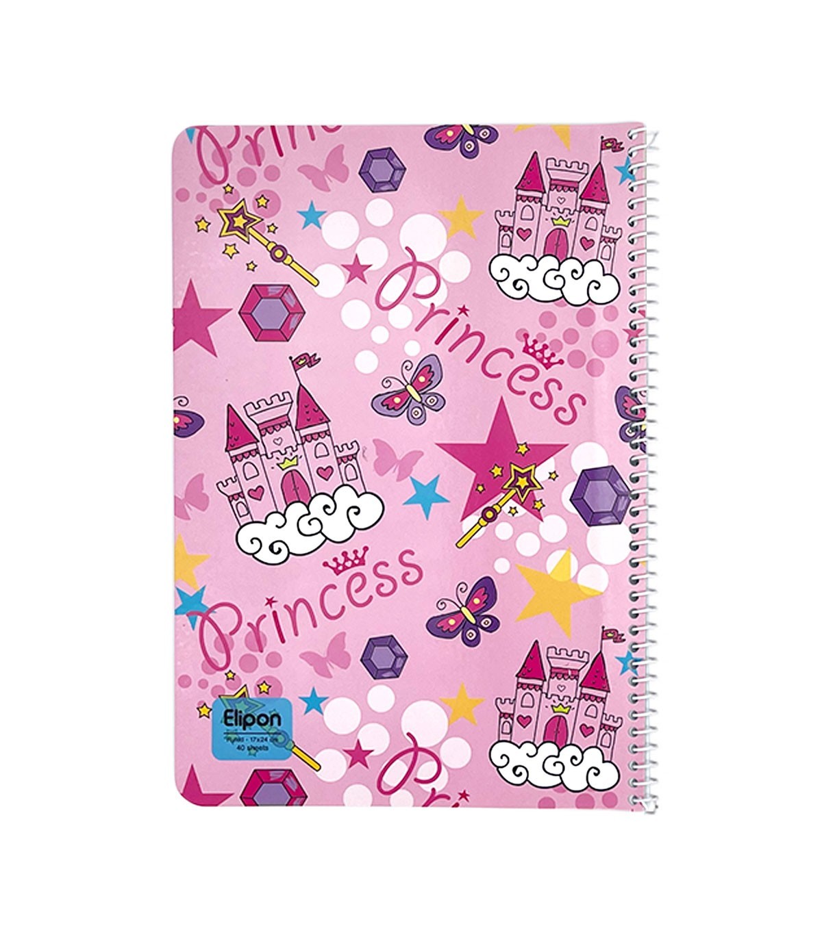 دفتر 40 برگ وزیری سیمی فانتزی الیپون - کد 2141232