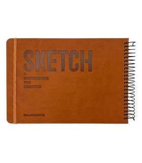 دفتر طراحی 60 برگ پیل مدل SKETCH سایز A5 - رنگ قهوه ای