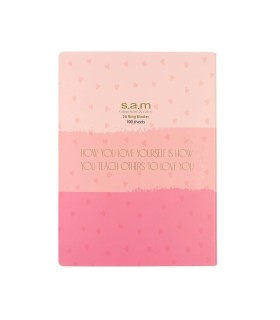 کلاسور 100 برگ 26 حلقه سم - طرح قلب