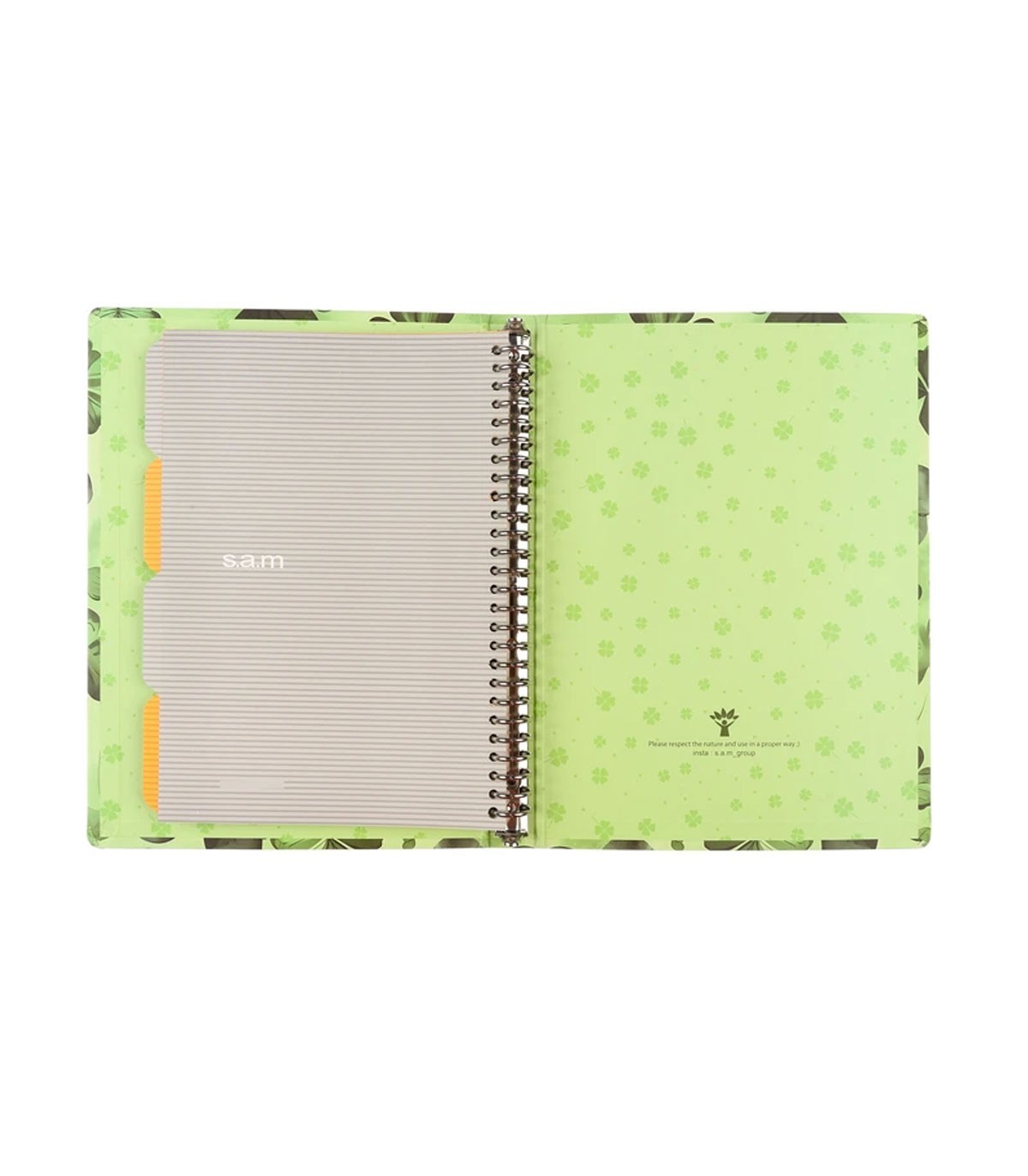 کلاسور 100 برگ 26 حلقه سم - طرح شبدر