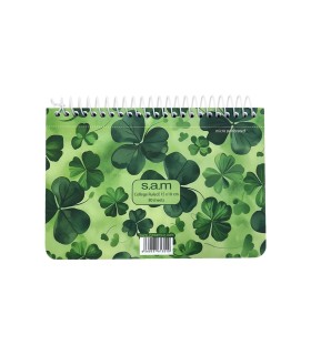 دفتر یادداشت سم با پرفراژ 10×15 سیم از 15 - طرح شبدر