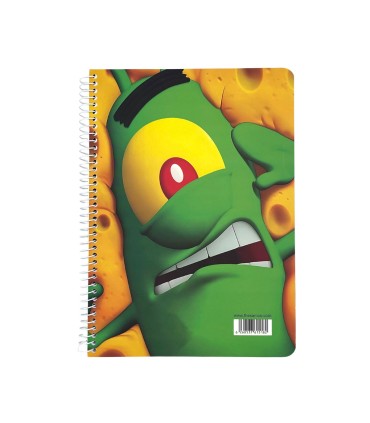 دفترسیمی وزیری فانتزی 80 برگ سم- طرح PLANKTON