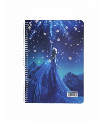 دفترسیمی وزیری فانتزی 80 برگ سم- طرح Frozen