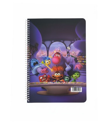 دفترسیمی وزیری فانتزی 80 برگ سم- طرح Inside Out 2