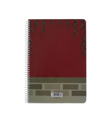 دفتر 100 برگ وزیری سیمی مجلد الیپون - کد 2411596