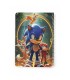 دفترسیمی وزیری فانتزی 80 برگ سم- طرح Sonic