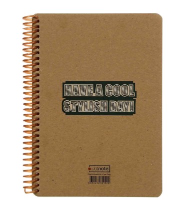 دفترچه سایز A5 سیمی 100 برگ دات نوت سری Coolanimals طرح اسب جنتلمن