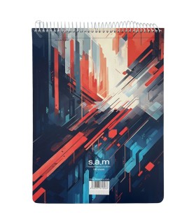 copy of دفتر رحلی شطرنجی با پرفراژ 100 برگ سم - طرح 102