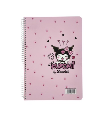 دفترسیمی وزیری فانتزی 100 برگ سم- طرح Kuromi