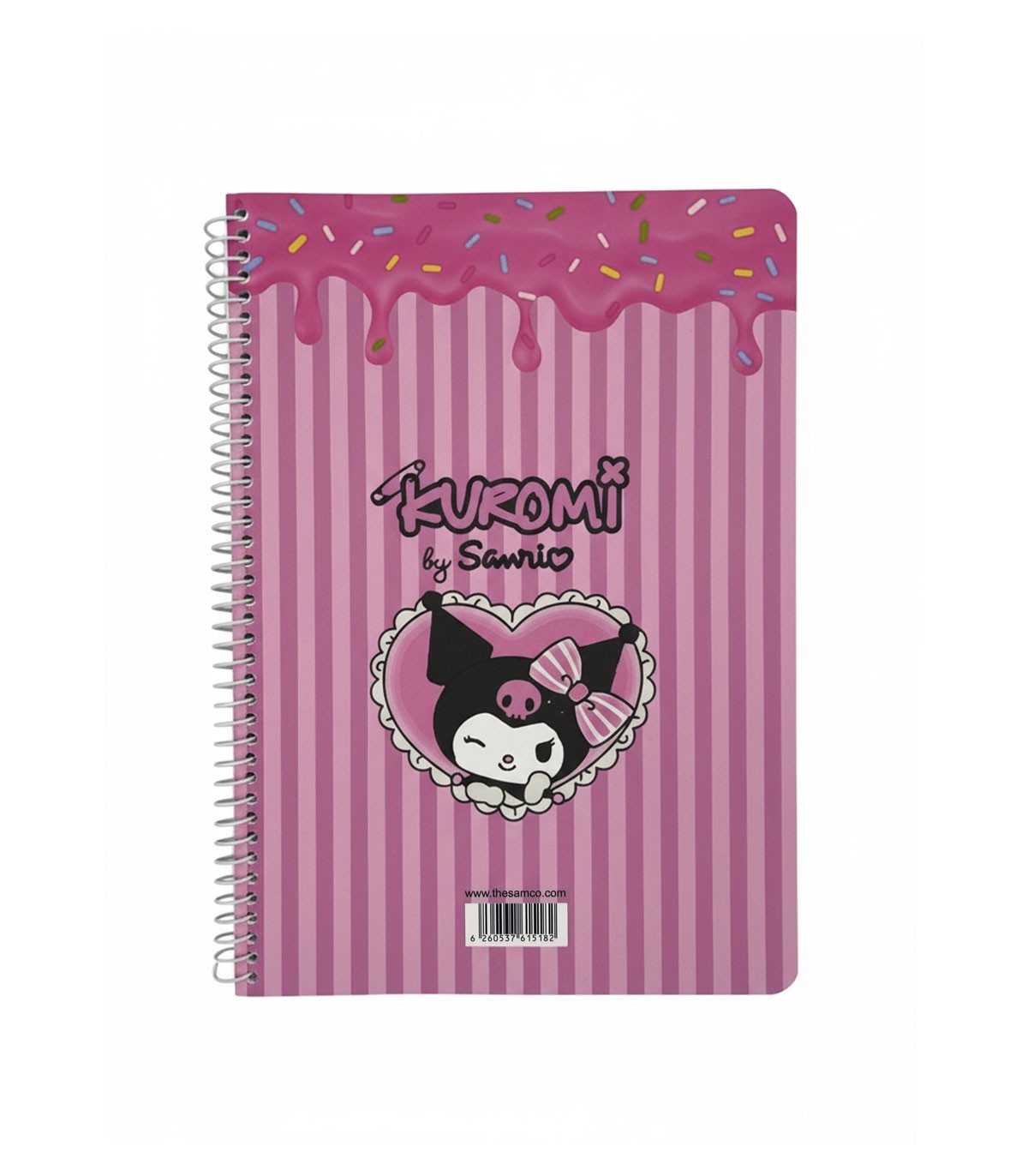 دفترسیمی وزیری فانتزی 100 برگ سم- طرح Kuromi2