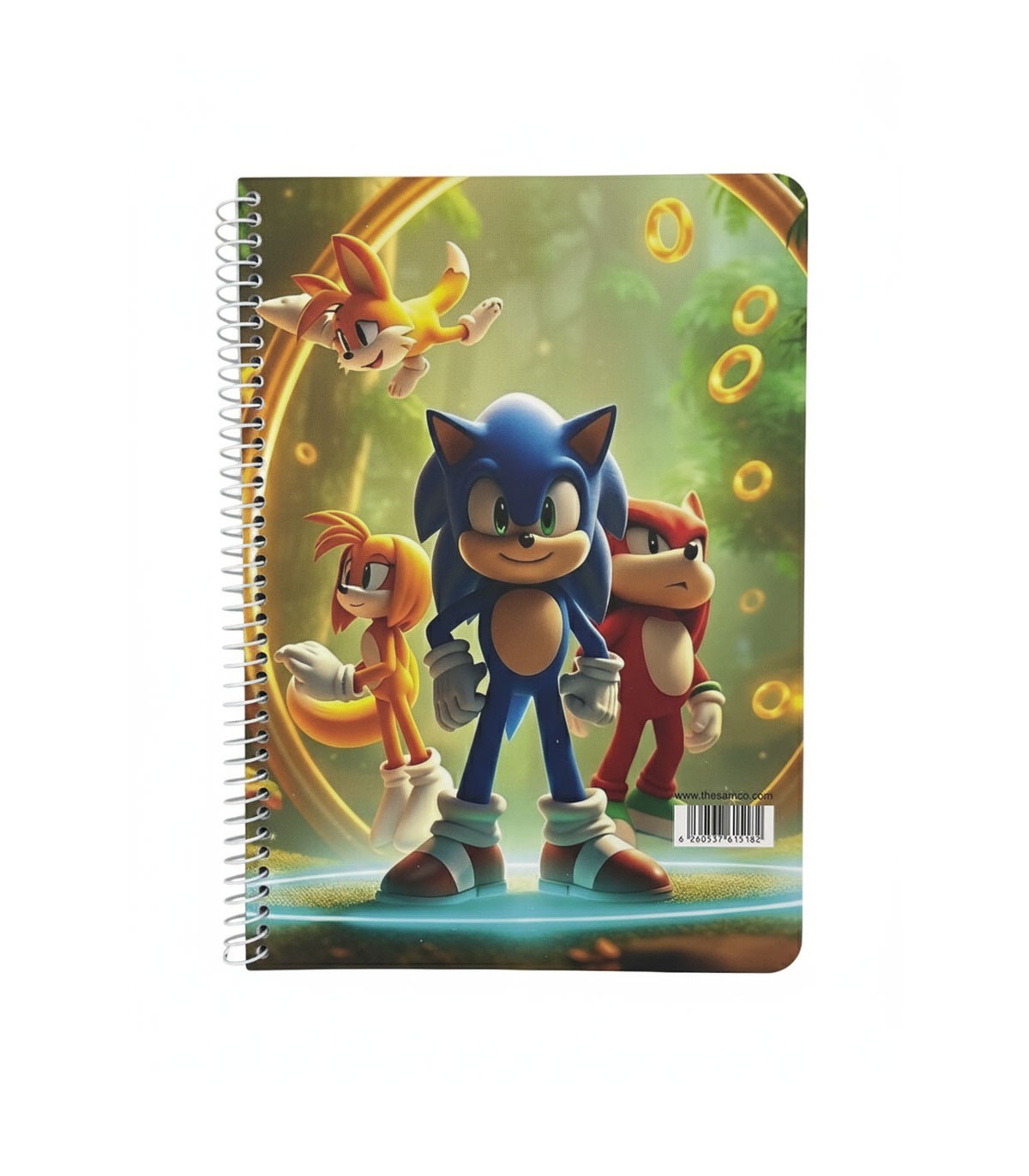 دفترسیمی وزیری فانتزی 100 برگ سم- طرح Sonic