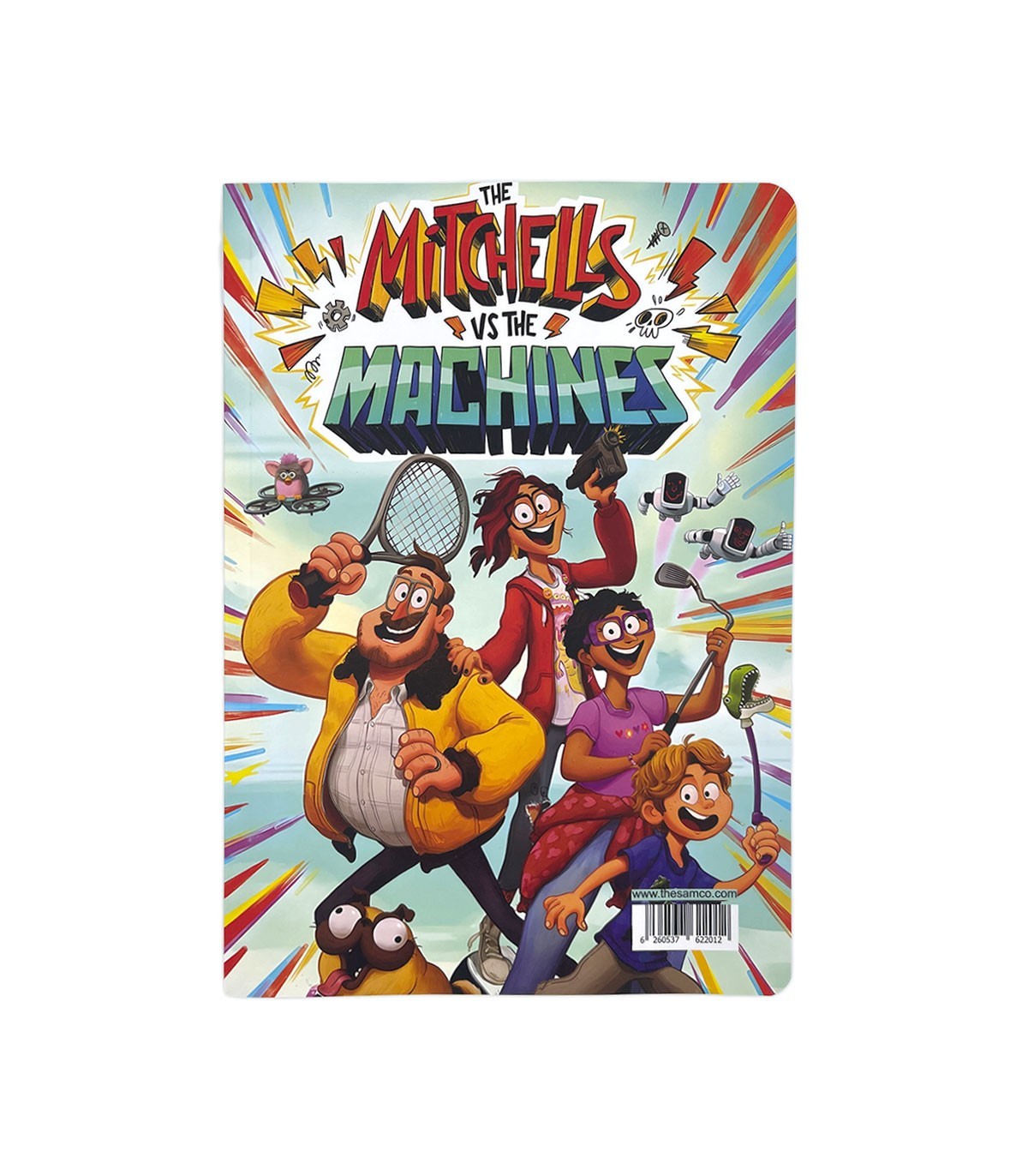 دفتر شومیز فانتزی 100 برگ سم- طرح The Mitchells