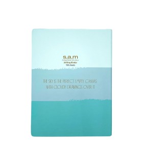 کلاسور 100 برگ 26 حلقه سم - طرح Sky