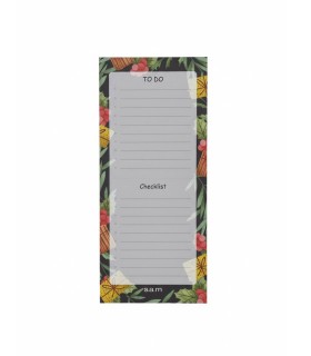 یادداشت چک لیست 52 برگ با پرفراژ سم - طرح کادو