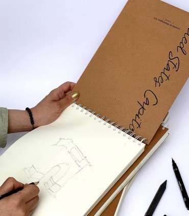 دفتر اسکیس A4 پیل