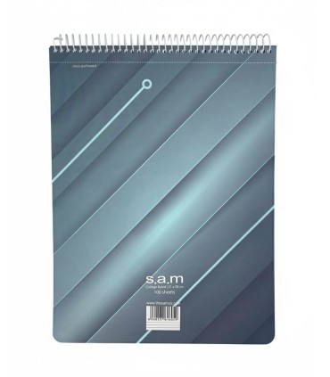 دفتر رحلی خط دار با پرفراژ 100 برگ سم - طرح 201