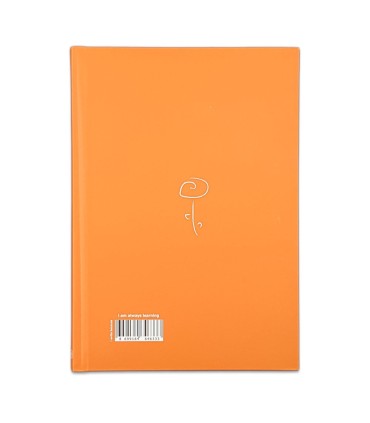 دفتر 100 برگ i write because - نارنجی