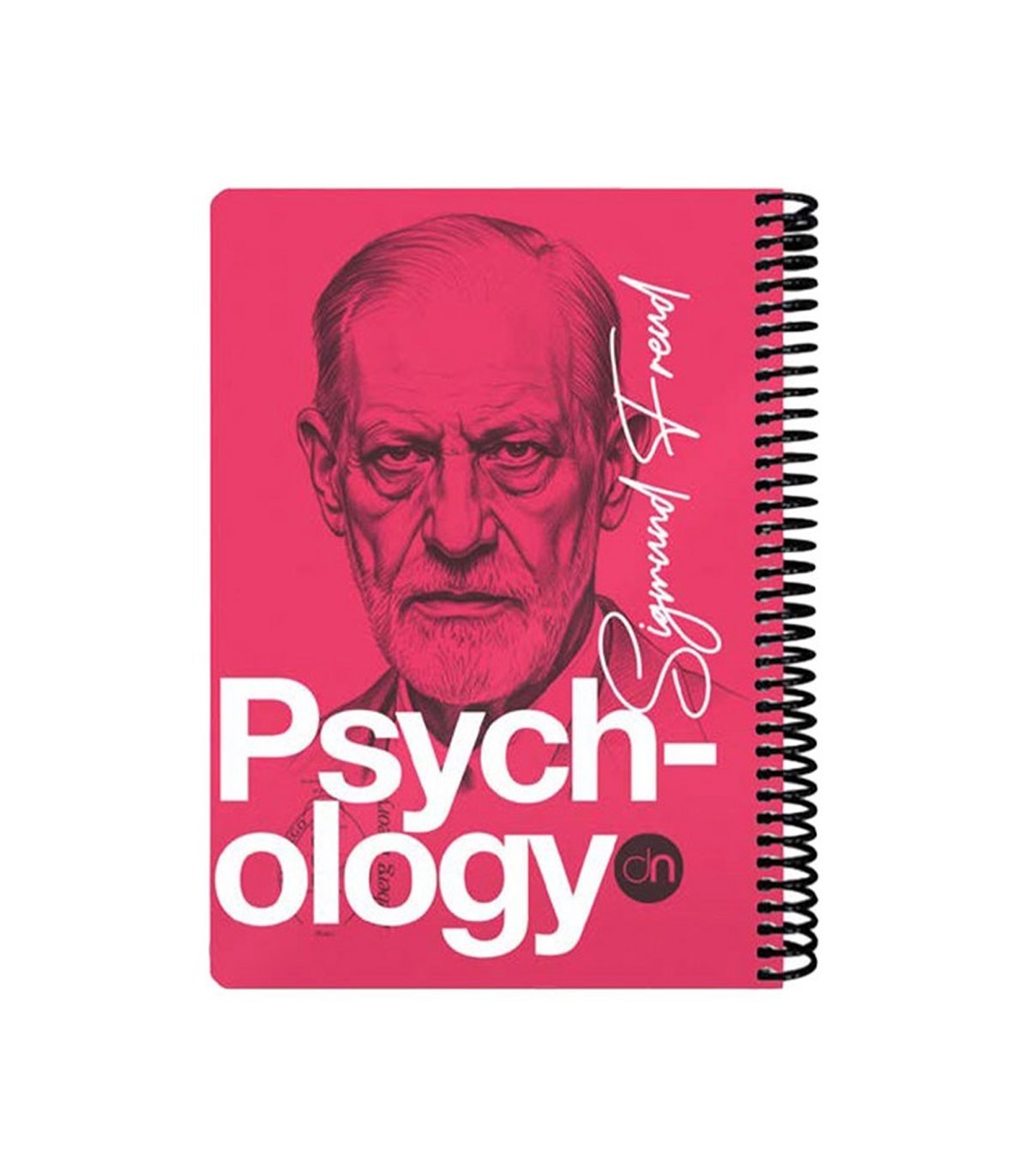 دفتر 100 برگ وزیری روانشناسی دات نوت سری چهره ها رنگ صورتی