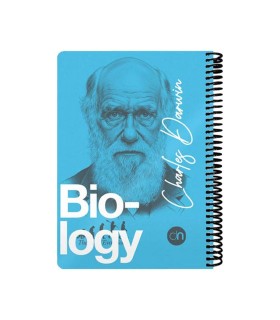 دفتر 100 برگ وزیری زیست دات نوت سری چهره ها رنگ آبی