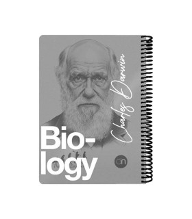 دفتر 100 برگ وزیری زیست دات نوت سری چهره ها رنگ طوسی