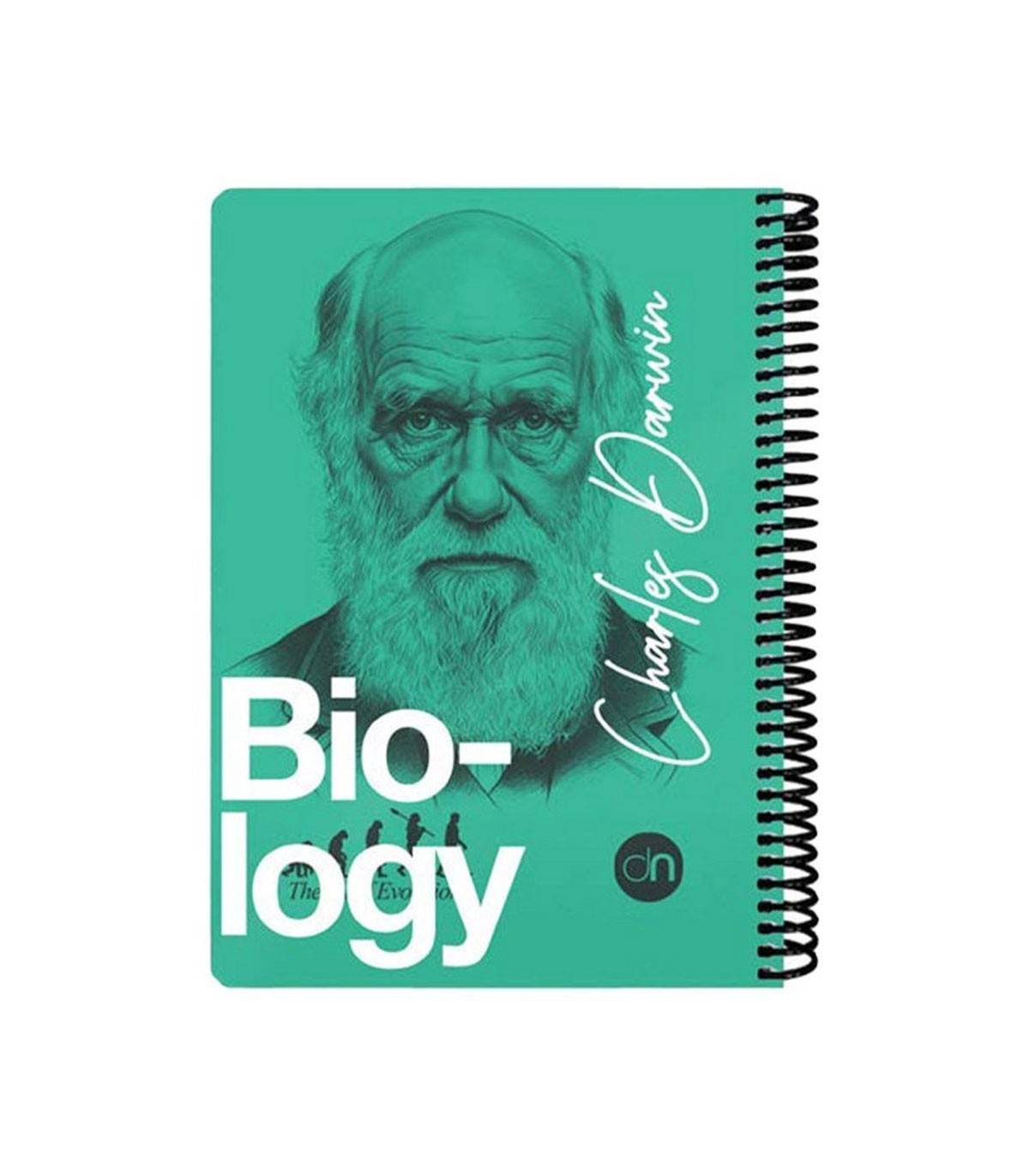 دفتر 100 برگ وزیری زیست دات نوت سری چهره ها رنگ سبز