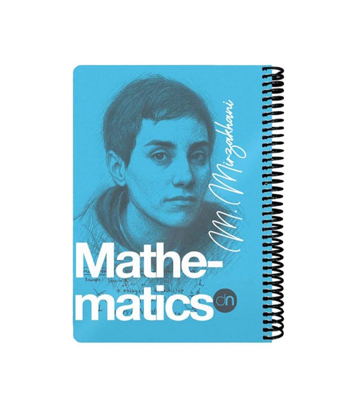 دفتر 100 برگ وزیری ریاضی دات نوت سری چهره ها رنگ آبی