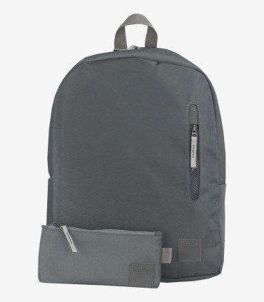 کوله پشتی لپ تاپ 15.6 اینچی KULE مدل KL-1504PLUS -رنگ طوسی