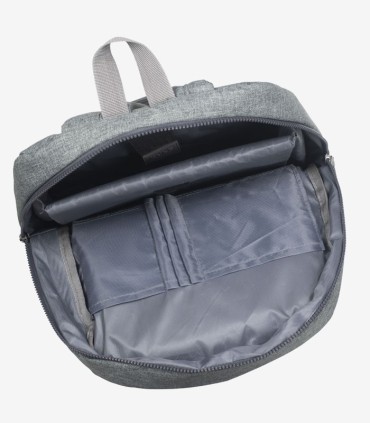 کوله پشتی لپ تاپ 15.6 اینچی KULE مدل KL-1504PLUS -رنگ طوسی ملانژ