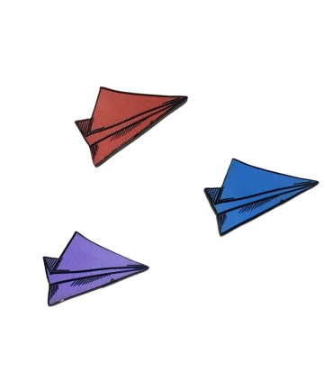 پین چوبی موشک کاغذی