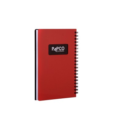 دفتر یادداشت یک خط متالیک 100 برگ پاپکو