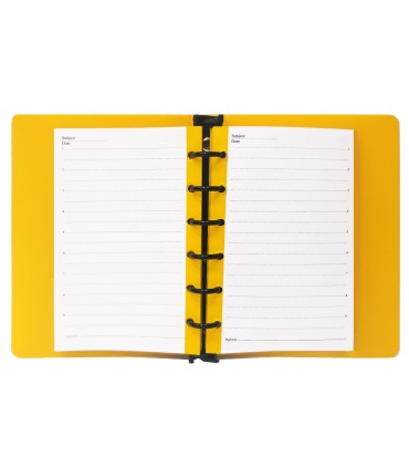 دفتر یادداشت قفل دار کلاسوری 120 برگ پاپکو