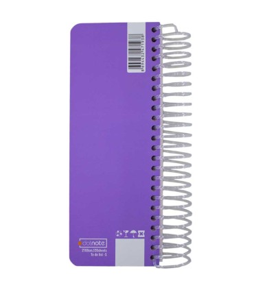 دفتر سیمی TO-DO دات نوت 120 برگ طرح you are what you do not what you say