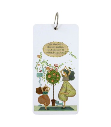 دفتر یادداشت حلقه دار women's life - طرح 1