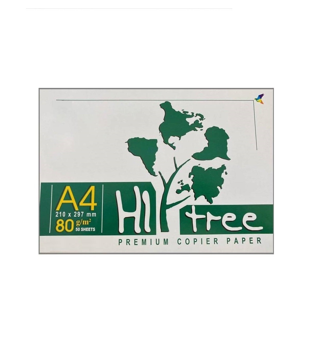 کاغذ a4 برند Hi tree بسته 50 برگی