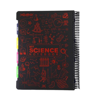 دفتر سیمی 160 برگ دات نوت مدل my science- سایز وزیری