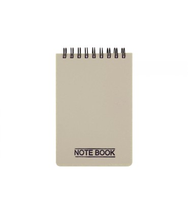 دفتر یادداشت مات سیم از بالا 100 برگ پاپکو