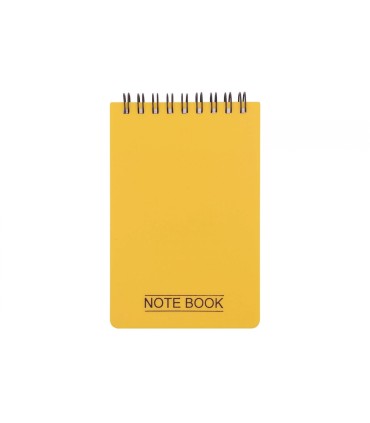 دفتر یادداشت مات سیم از بالا 100 برگ پاپکو