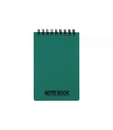 دفتر یادداشت مات سیم از بالا 100 برگ پاپکو