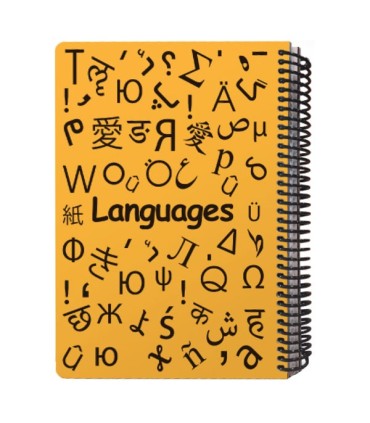 دفتر سیمی زبان دات نوت 100 برگ