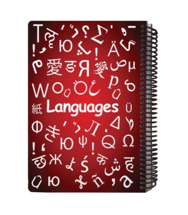 دفتر سیمی زبان دات نوت 100 برگ