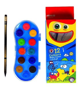 آبرنگ 12 رنگ آریا کد 5003