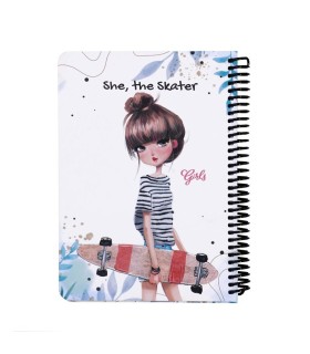 دفتر یادداشت دات نوت سری دختران-طرح skater