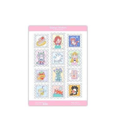 مجموعه استیکر تمبر 1